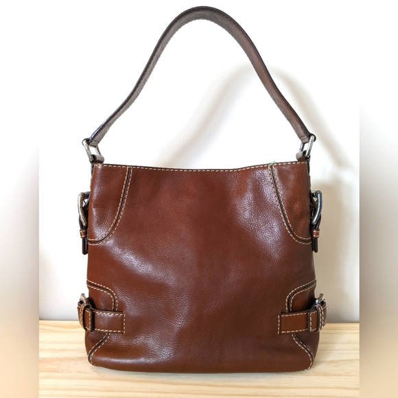 Michael Kors brown leather purse - Picture 1 of 8